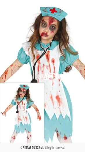 Strój Pielęgniarka Zombie 5-6 Lat 