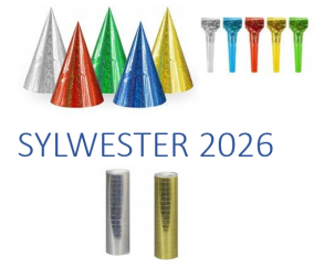 ZESTAW IMPREZOWY SYLWESTER Gwizdki Czapeczki Serpentyny