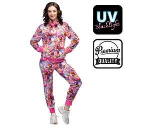 Dres  Disco Girl Lata 80-Te UV Party - S