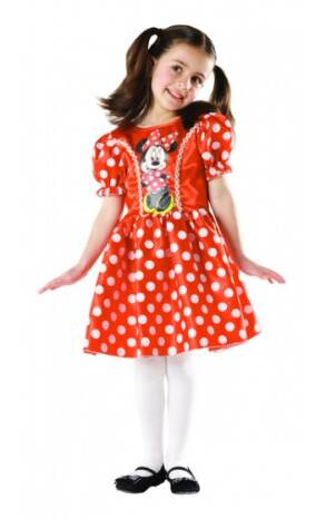 Bajkowa Sukienka Minnie Mouse Disney 7-8 Lat 