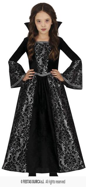 STRÓJ SREBRNA WAMPIRZYCA 5-6 LAT